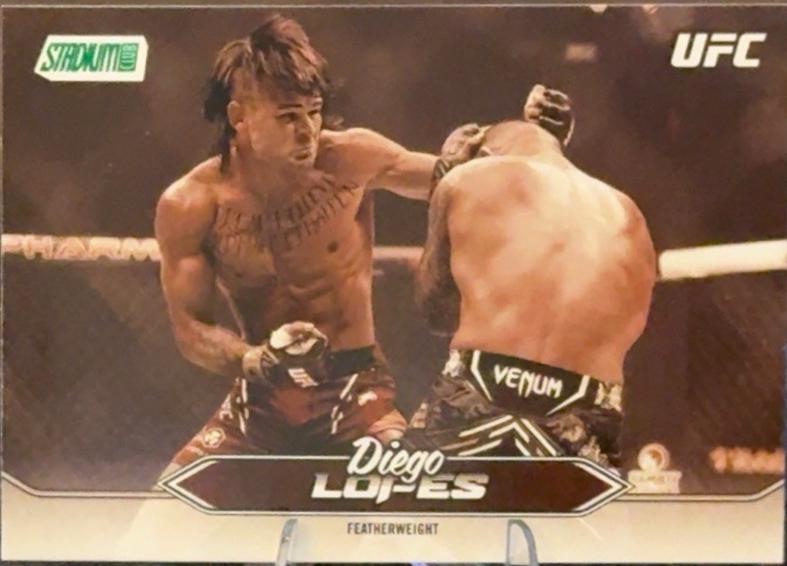 Diego Lopes 2025 Topps Stadium Club UFC Base #118 Sepia