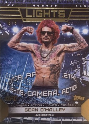Sean O'Malley 2024 Topps Knockout UFC Camera (Lights, Camera, Action) #CAM-19 Emerald