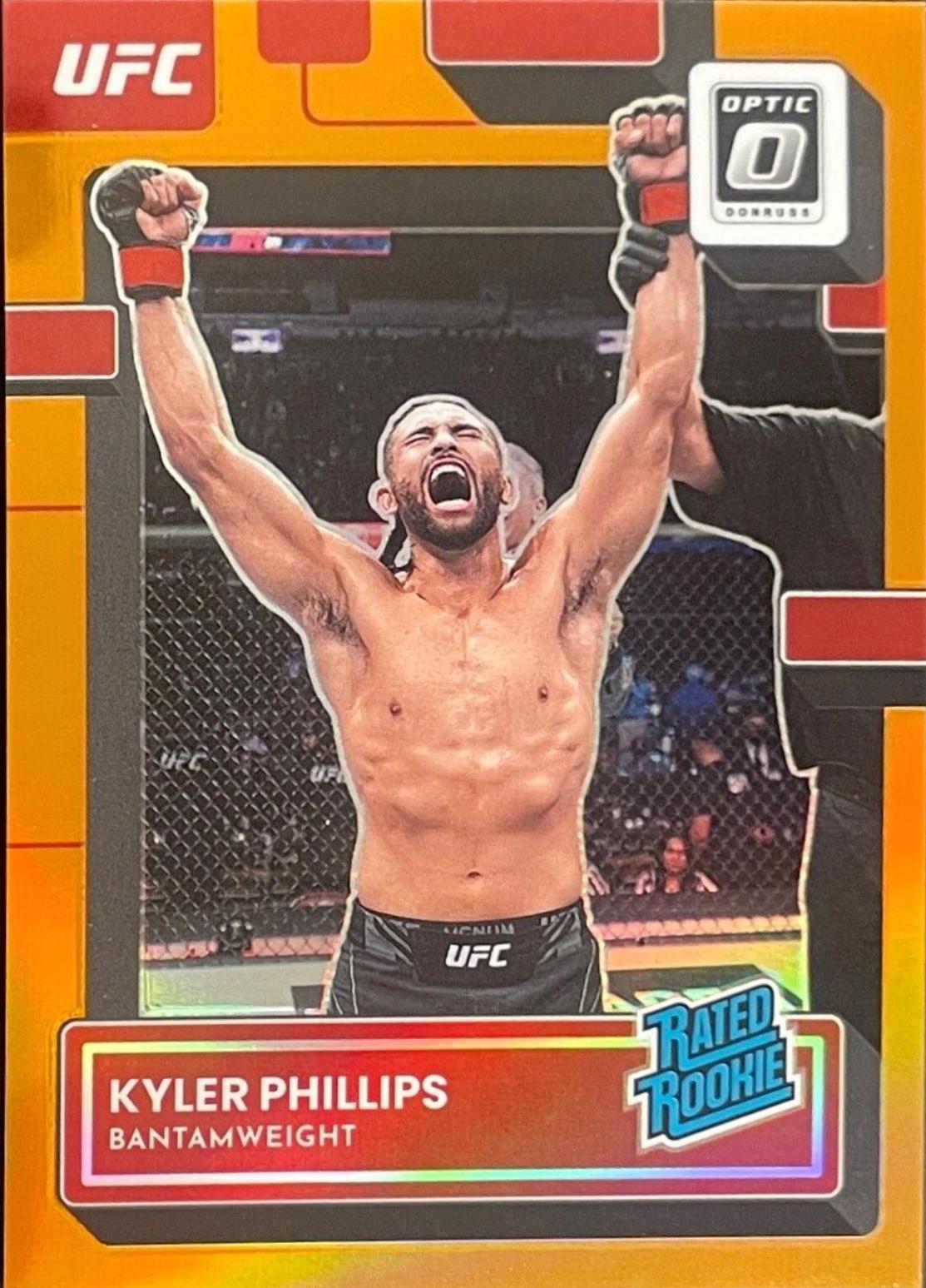 Kyler Phillips 2023 Panini Donruss Optic UFC Base #109 Orange