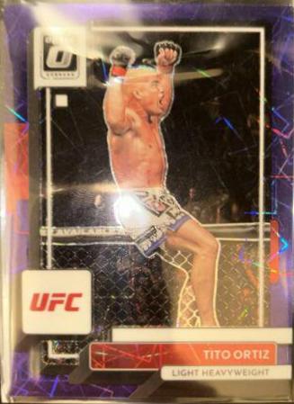 Tito Ortiz 2023 Panini Donruss Optic UFC Base #80 Purple Velocity
