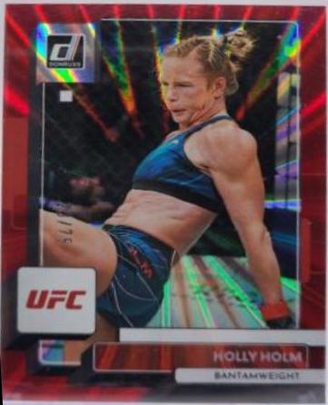 Holly Holm 2023 Panini Donruss UFC Base #52 Red Laser