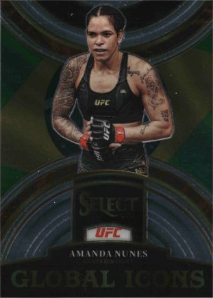 Amanda Nunes 2023 Panini Select UFC Global Icons #11 Black