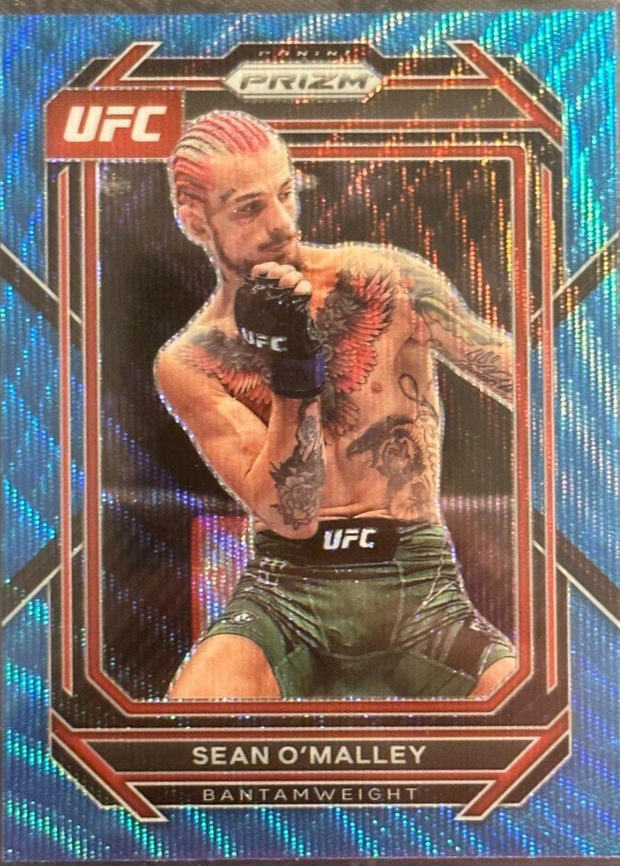 Sean O'Malley 2023 Panini Prizm UFC Base #156 Blue Wave