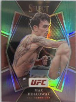 Max Holloway 2022 Panini Select UFC Premier Level #161 Black Flash