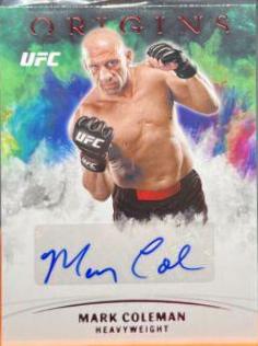 Mark Coleman 2022 Panini Chronicles UFC Origins Autographs #29 Red