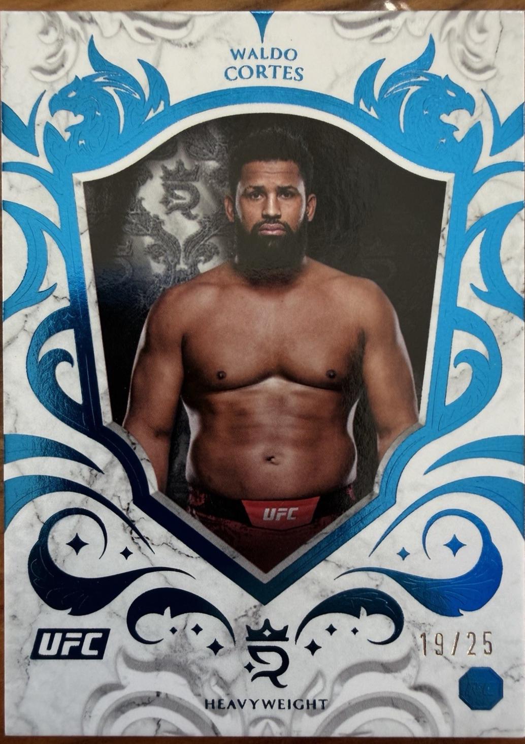 Waldo Cortes Acosta 2025 Topps Royalty UFC Base #46 Blue