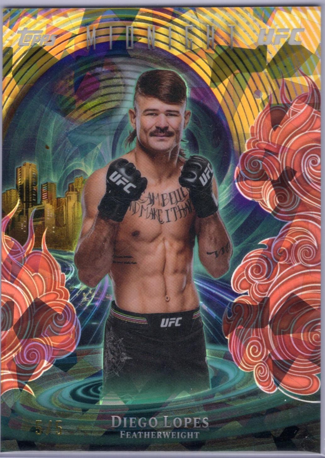 Diego Lopes 2026 Topps Midnight UFC Insomnia #IN-25 Daybreak