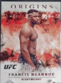 Francis Ngannou 2021 Panini Chronicles UFC Base Crusade #230 Red