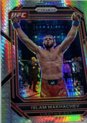 Islam Makhachev 2023 Panini Prizm UFC Base #177 Hyper