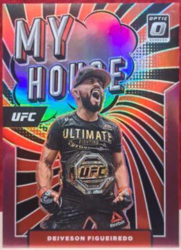 Deiveson Figueiredo 2022 Panini Donruss Optic UFC My House #12 Pink