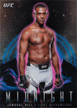Jamahal Hill 2024 Topps Midnight UFC Base #71 Topps Industry Conference Promo