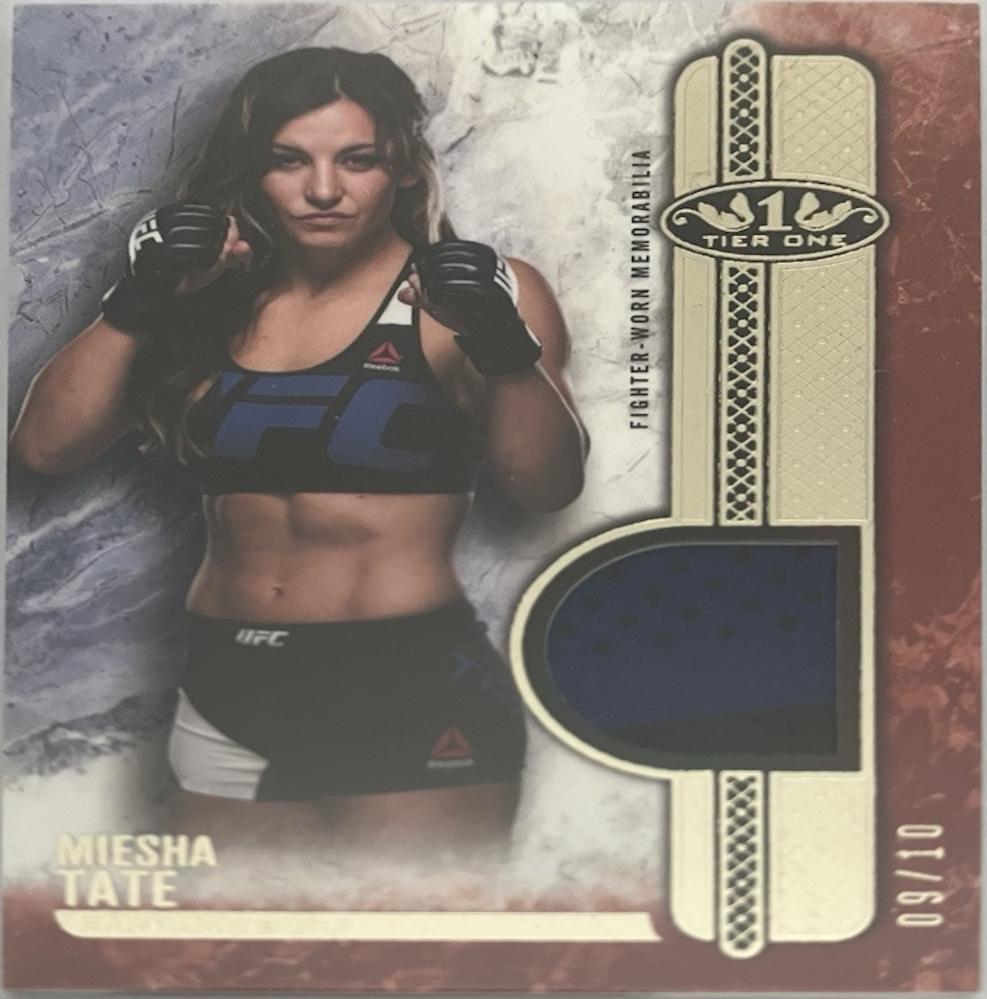 Miesha Tate 2017 Topps UFC Knockout Tier One Relics #T1R-MT Red
