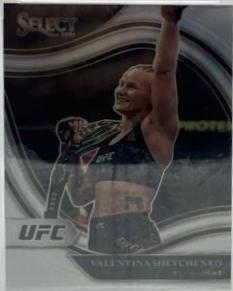 Valentina Shevchenko 2021 Panini Select UFC Octagonside #281 Silver