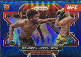 Kennedy Nzechukwu 2022 Panini Prizm UFC Base #74 Blue