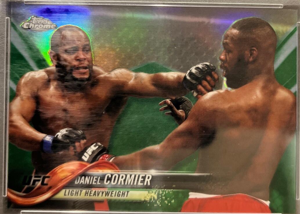 Daniel Cormier 2018 Topps Chrome UFC Base #50 Green