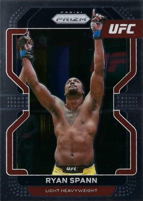 Ryan Spann 2022 Panini Prizm UFC Base #152 Blue Shimmer