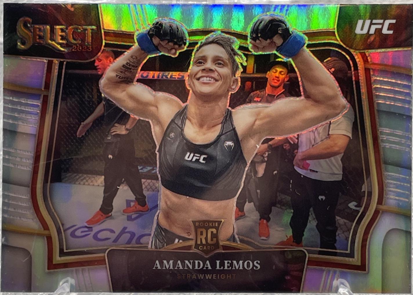 Amanda Lemos 2023 Panini Select UFC Octagonside #292 Silver