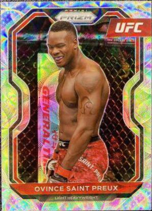 Ovince Saint Preux 2021 Panini Prizm UFC Base #59 Premium