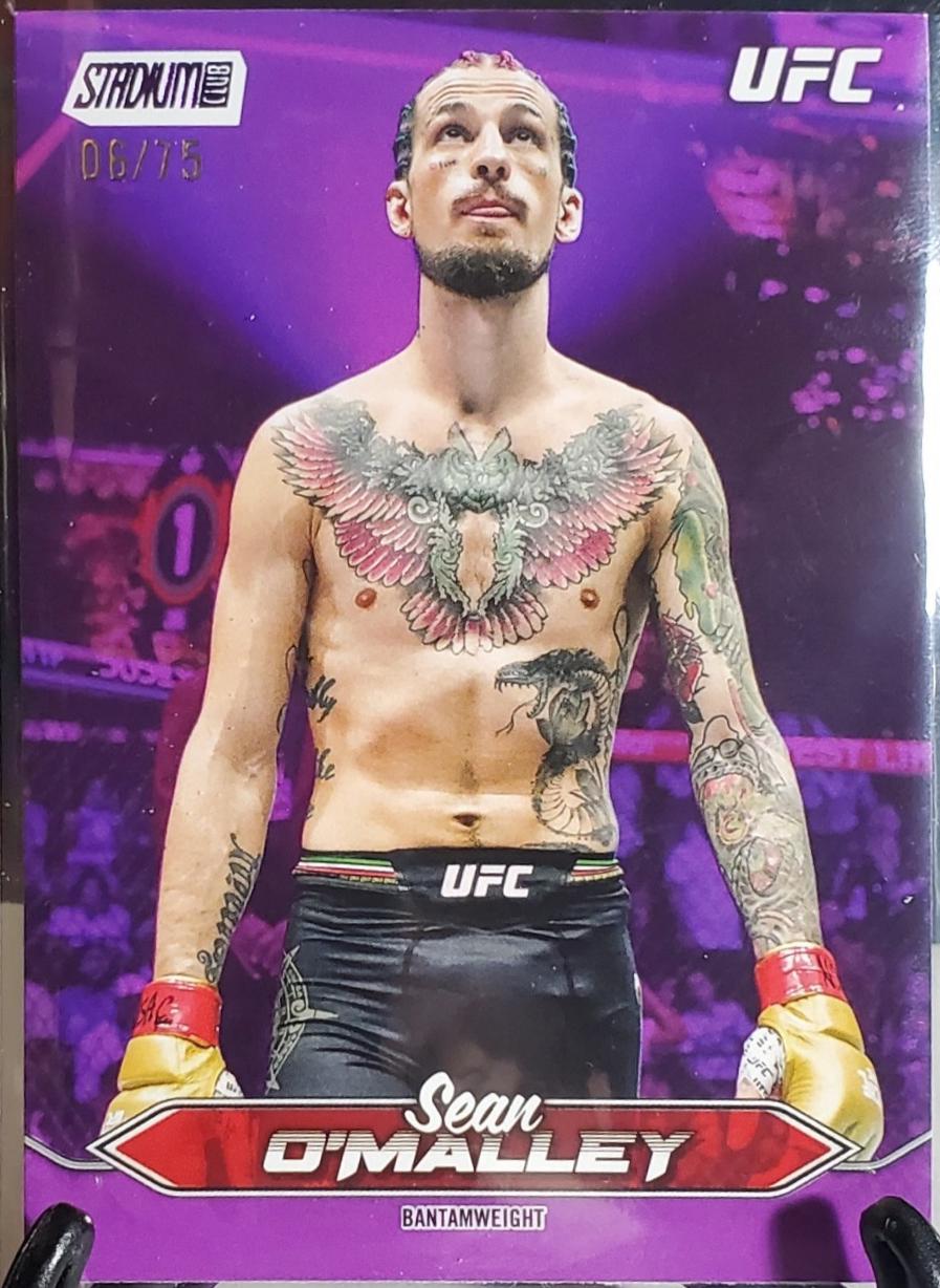 Sean O'Malley 2025 Topps Stadium Club UFC Base #20 Purple