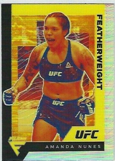 Amanda Nunes 2021 Panini Chronicles UFC Base Flux #245 Silver