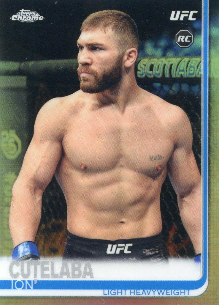Ion Cuțelaba 2019 Topps Chrome UFC Base #77 Refractor