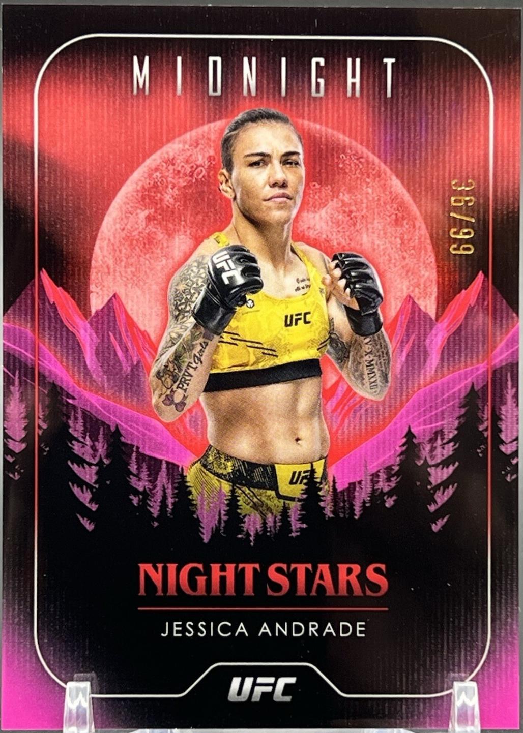 Jessica Andrade 2024 Topps Midnight UFC Night Stars #NS-10 Twilight