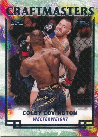 Colby Covington 2024 Topps Knockout UFC Craftmasters #CRM-13 Emerald