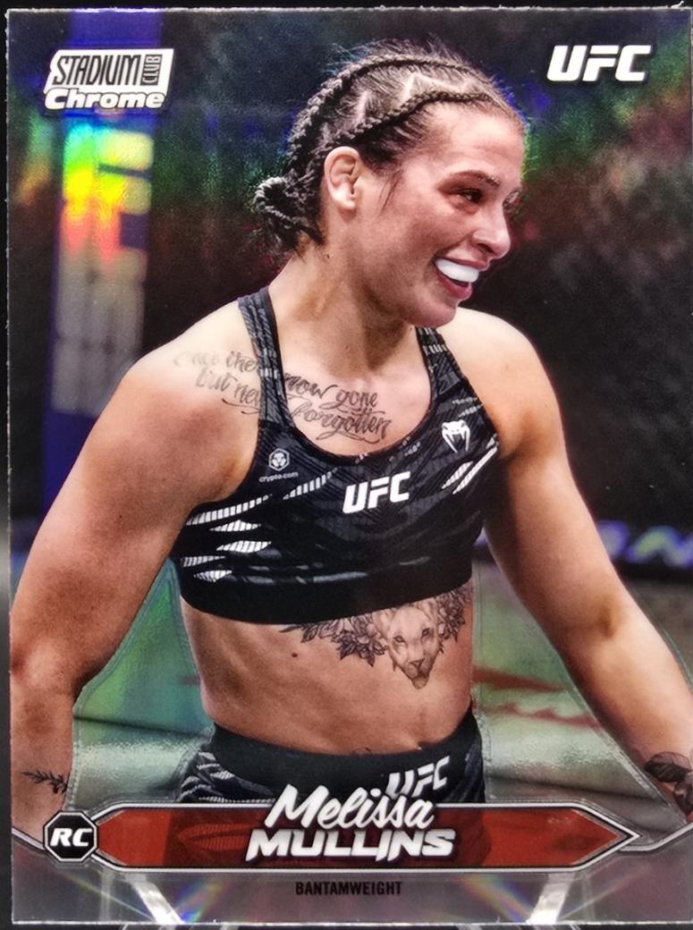 Melissa Mullins 2025 Topps Stadium Club UFC Base Chrome #C-148 Refractor