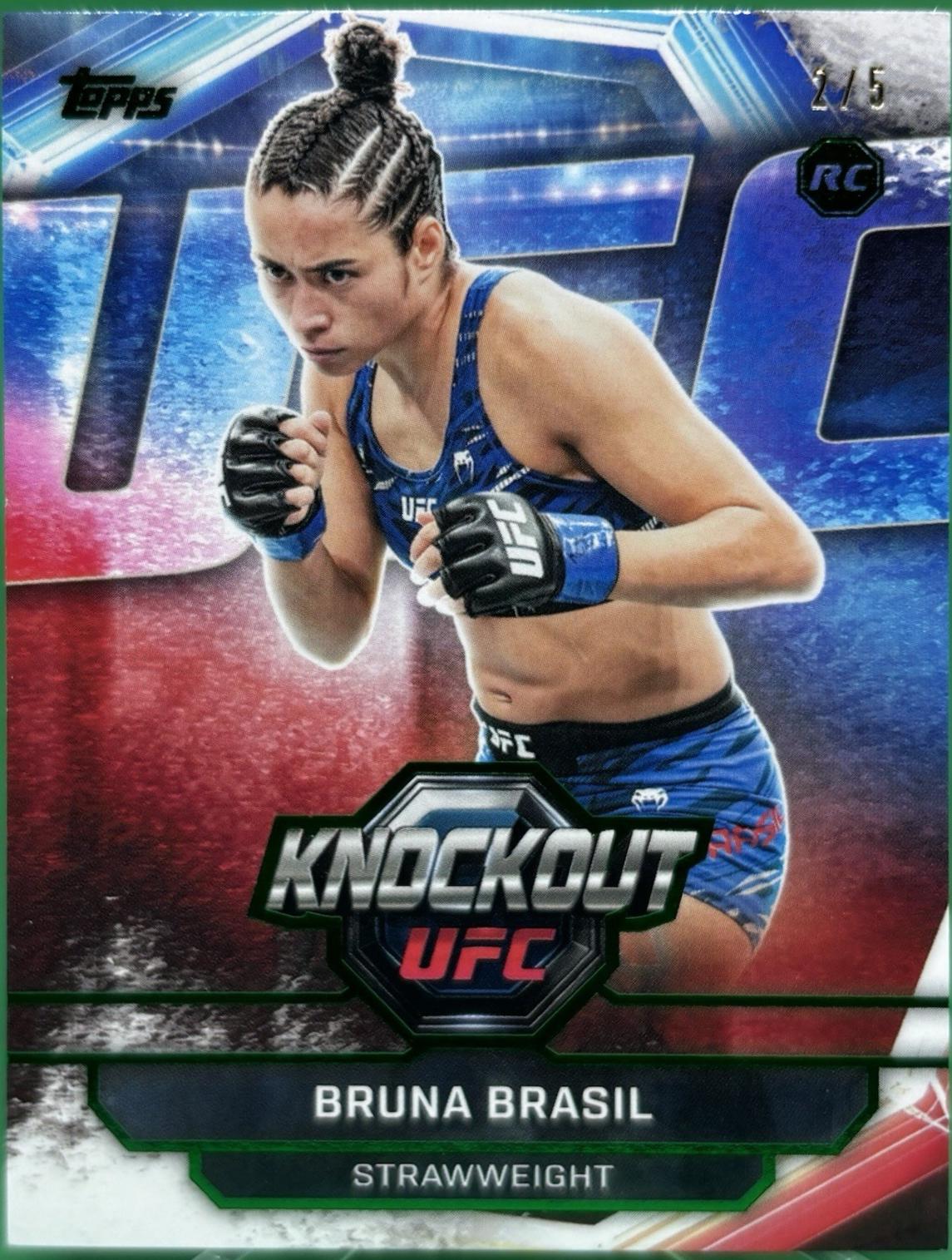Bruna Brasil 2026 Topps Knockout UFC Base #83 Emerald