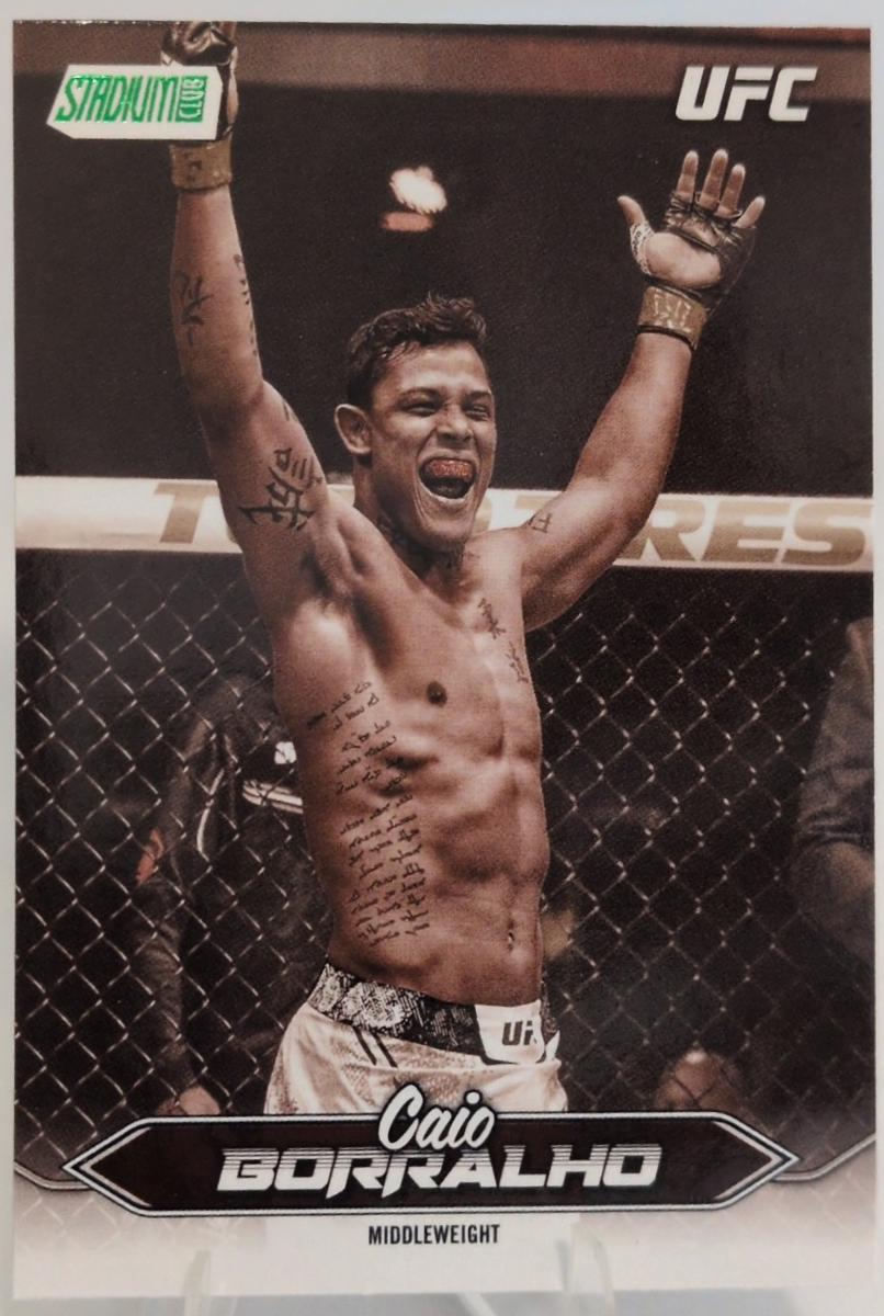 Caio Borralho 2025 Topps Stadium Club UFC Base #98 Sepia