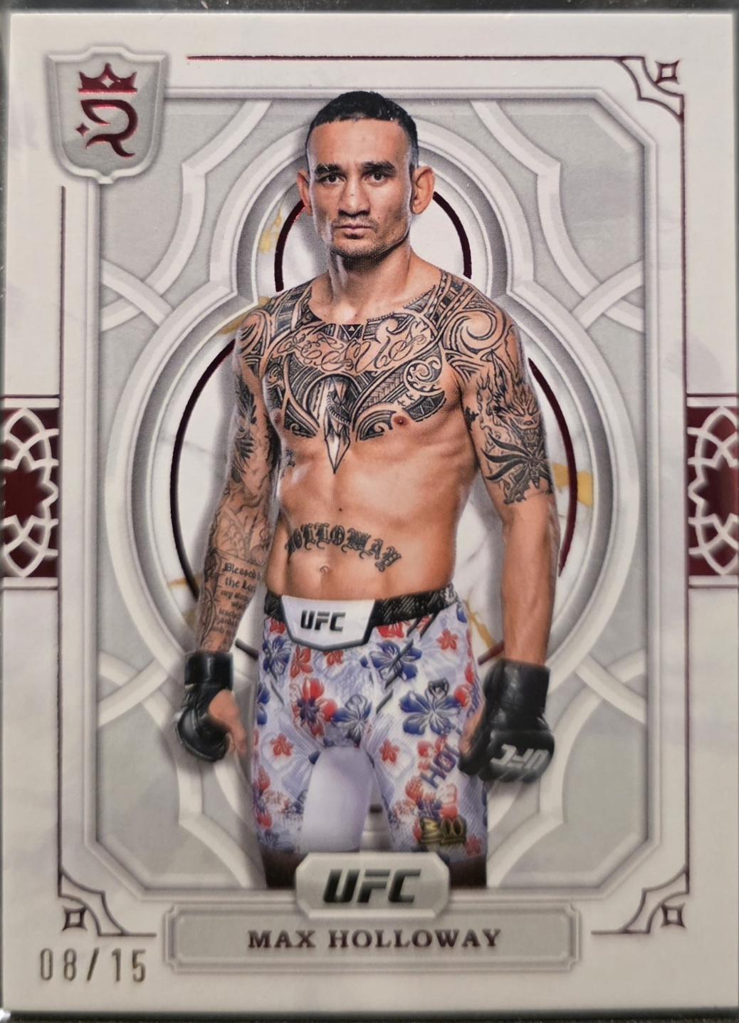 Max Holloway 2024 Topps Royalty UFC Base #94 Red