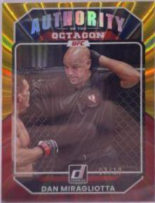 Dan Miragliotta 2023 Panini Donruss UFC Base #224 Gold Laser