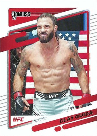 Clay Guida 2022 Panini Donruss UFC Base #111 Pink Laser