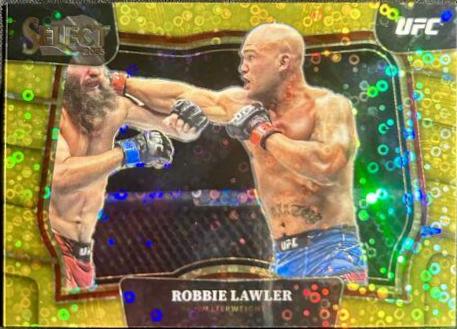 Robbie Lawler 2023 Panini Select UFC Octagonside #285 Gold Disco