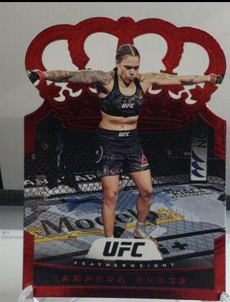 Amanda Nunes 2021 Panini Chronicles UFC Base Crown Royale #15 Asia Red