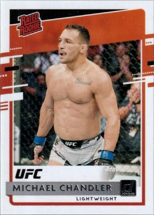 Michael Chandler 2021 Panini Chronicles UFC Base Donruss Rated Rookies #27 Asia Gold