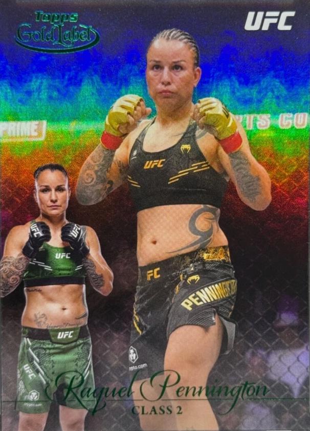 Raquel Pennington 2024 Topps Gold Label UFC Base Class II #18 Green