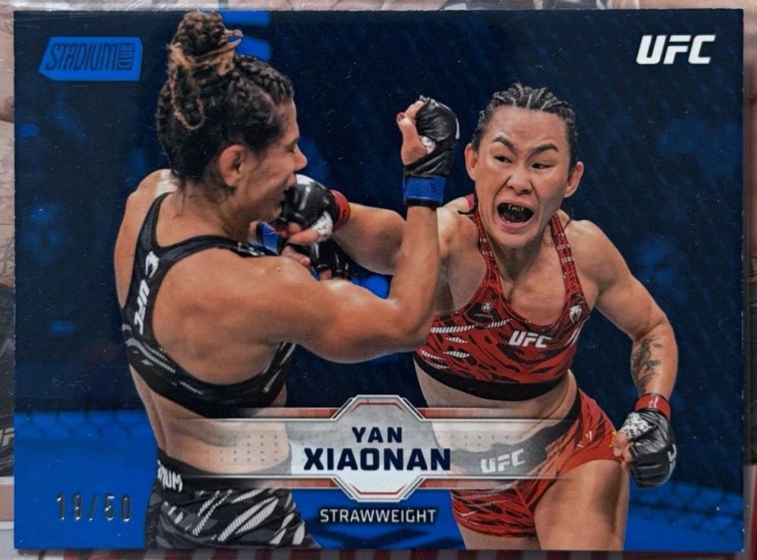 Yan Xiaonan 2026 Topps Stadium Club UFC Base #112 Blue