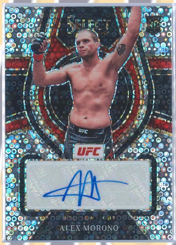 Alex Morono 2022 Panini Select UFC Rookie Signatures #6 Disco