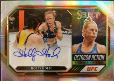 Holly Holm 2023 Panini Select UFC Octagon Action Signatures #31 Disco
