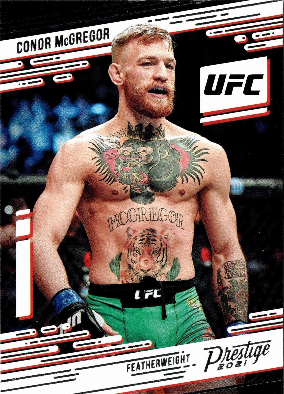 Conor McGregor 2021 Panini Chronicles UFC Base Prestige #73 Purple