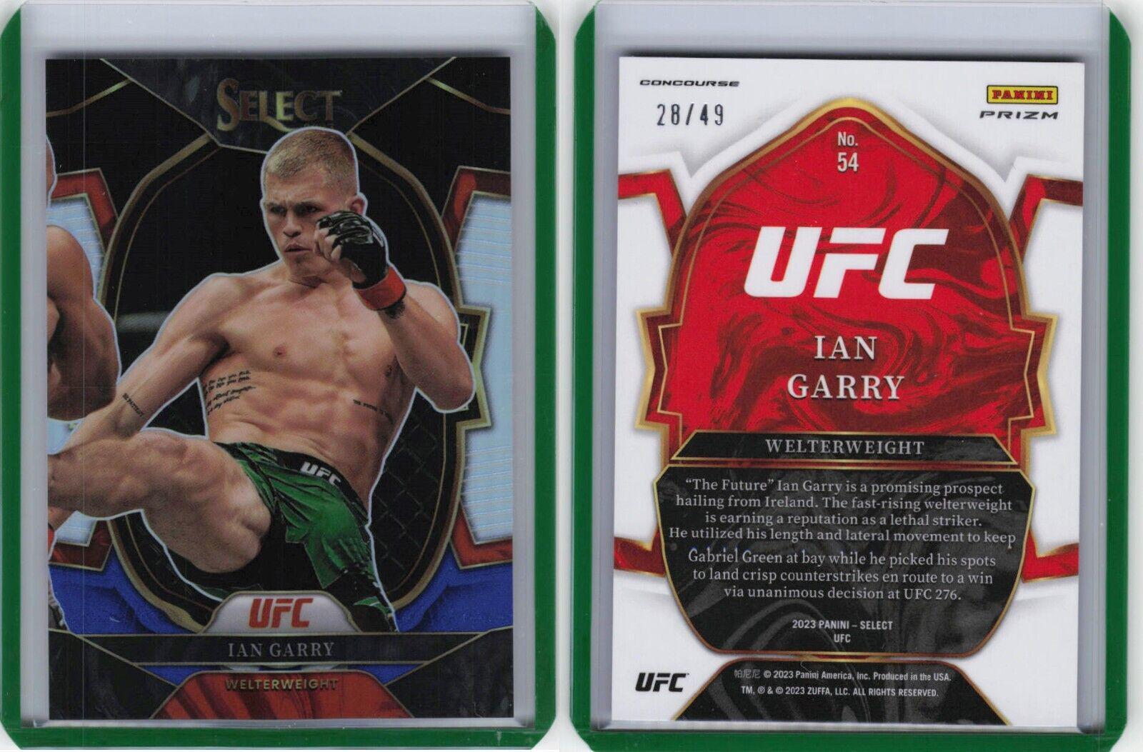 Ian Machado Garry 2023 Panini Select UFC Concourse #54 Black Blue
