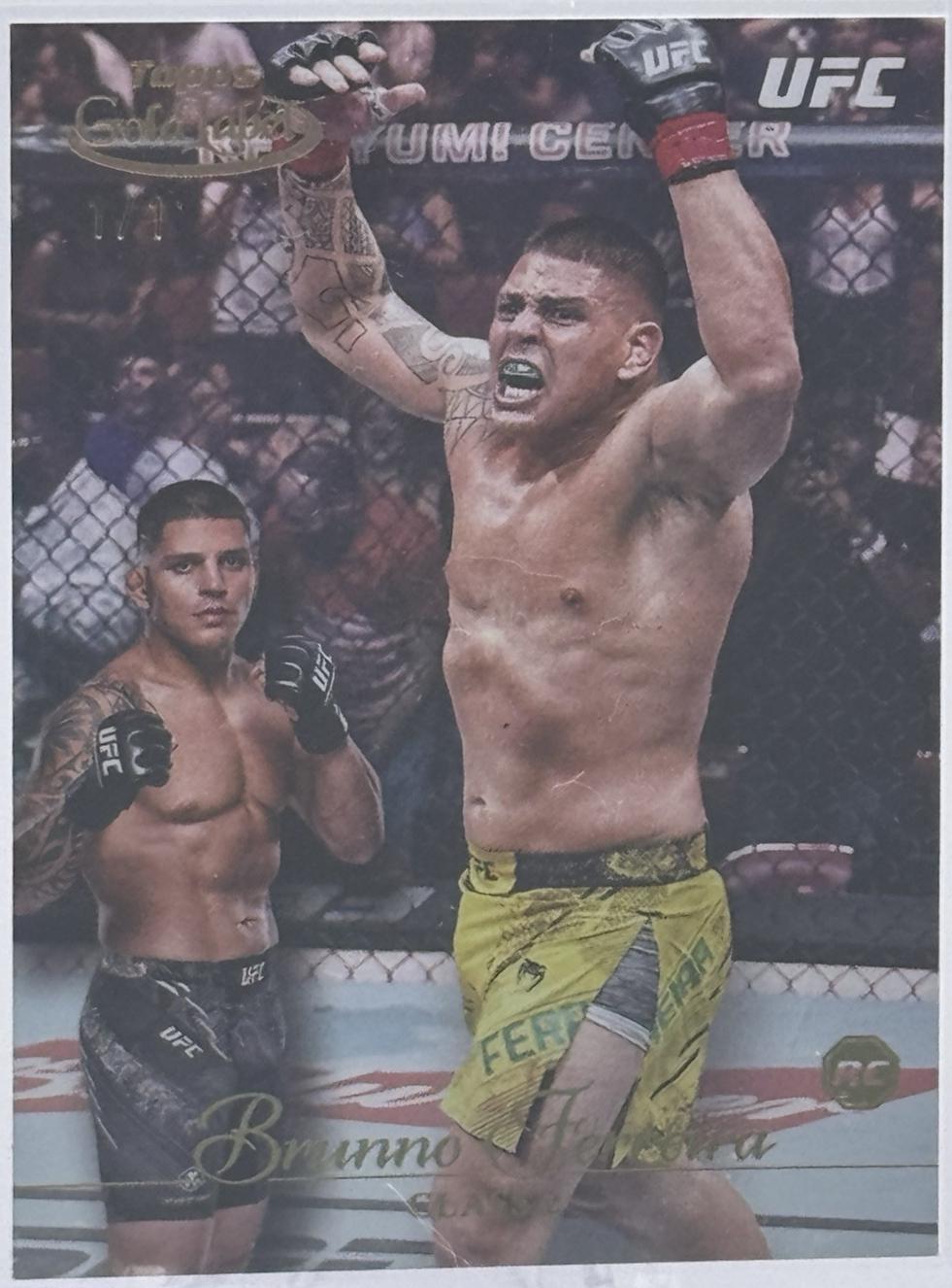 Brunno Ferreira 2024 Topps Gold Label UFC Base Class I #45 Gold