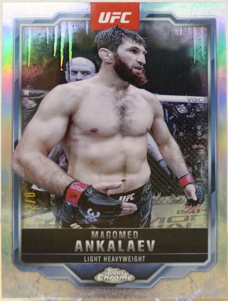 Magomed Ankalaev 2025 Topps Chrome UFC Base #21 FrozenFractor