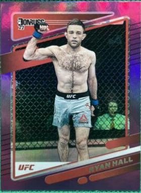 Ryan Hall 2022 Panini Donruss UFC Base #177 Purple Flood