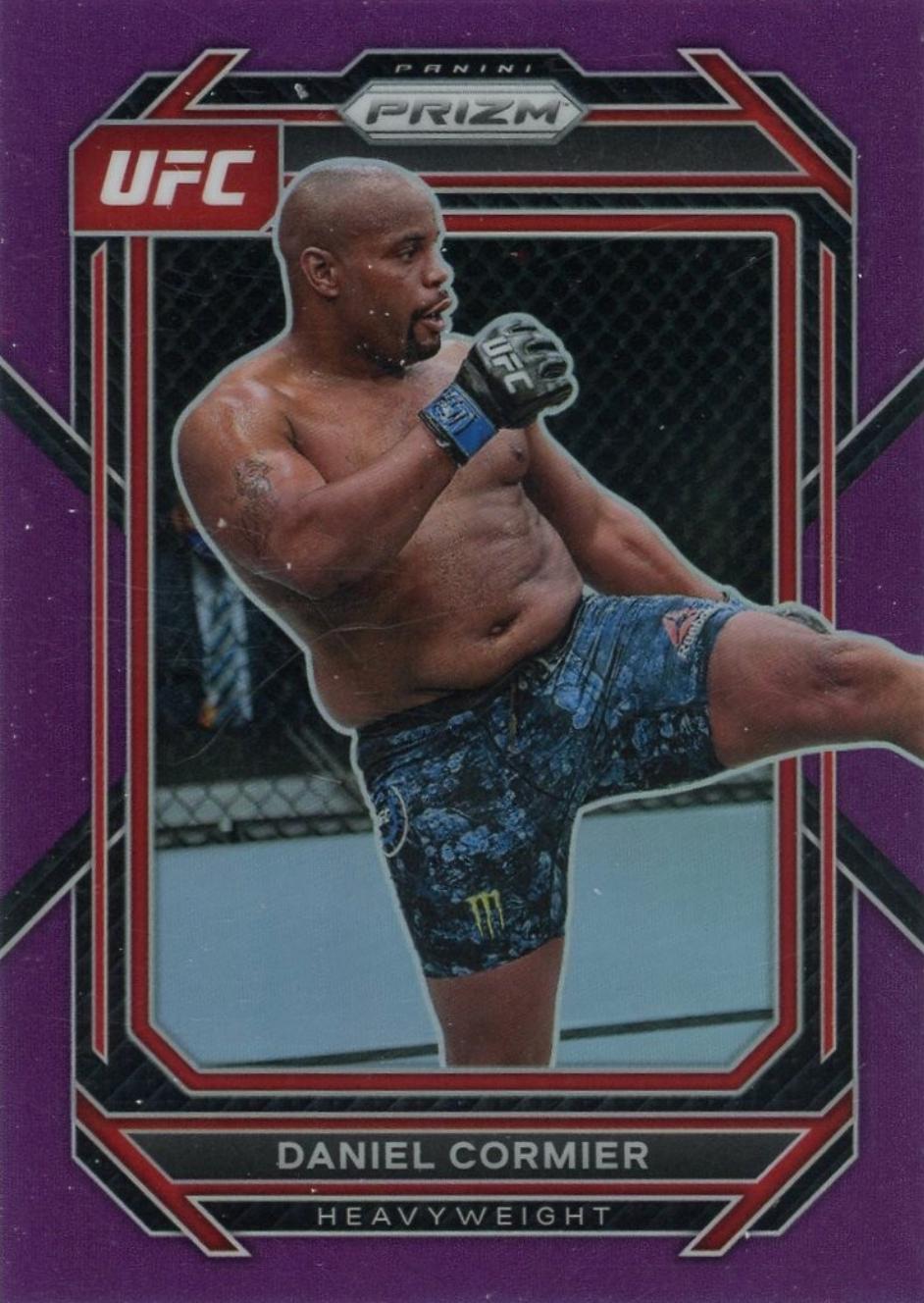 Daniel Cormier 2023 Panini Prizm UFC Base #145 Purple