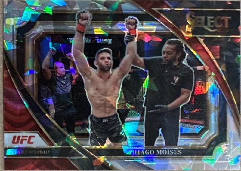 Thiago Moises 2023 Panini Select UFC Mezzanine #342 Cracked Ice