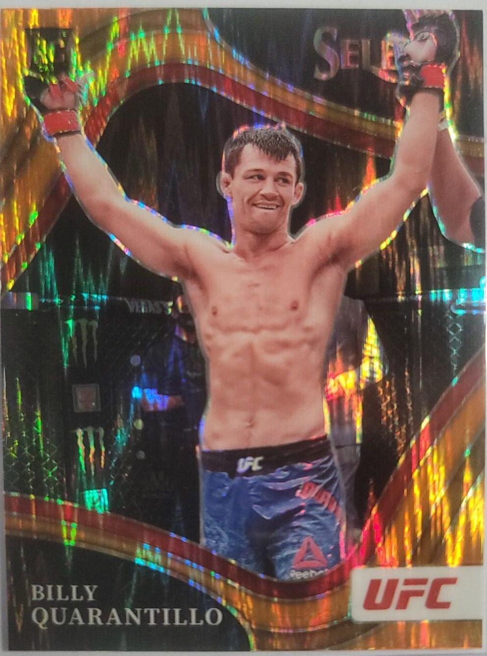 Billy Quarantillo 2022 Panini Select UFC Octagonside #202 Orange Flash