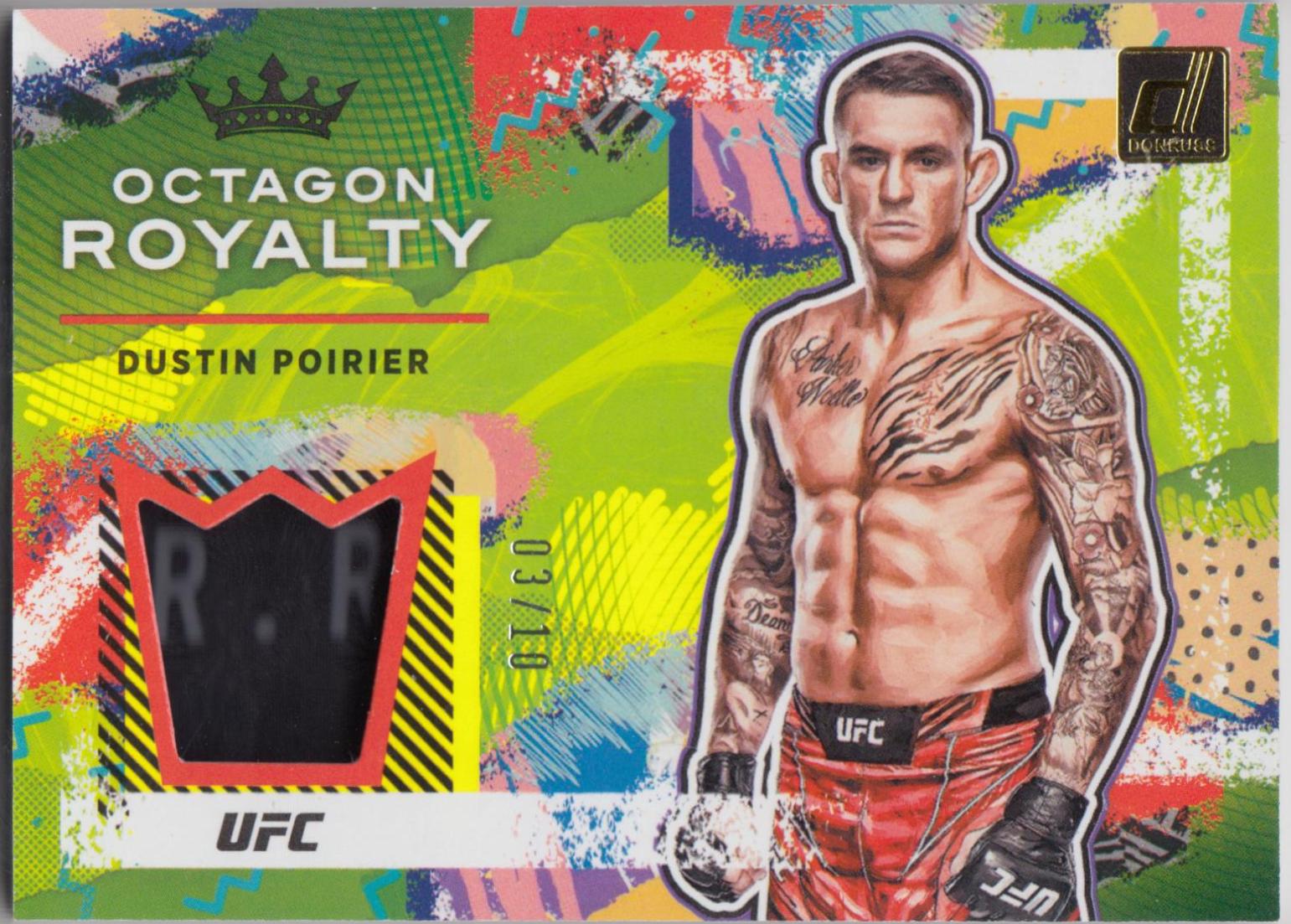 Dustin Poirier 2022 Panini Donruss UFC Octagon Royalty #10 Prime