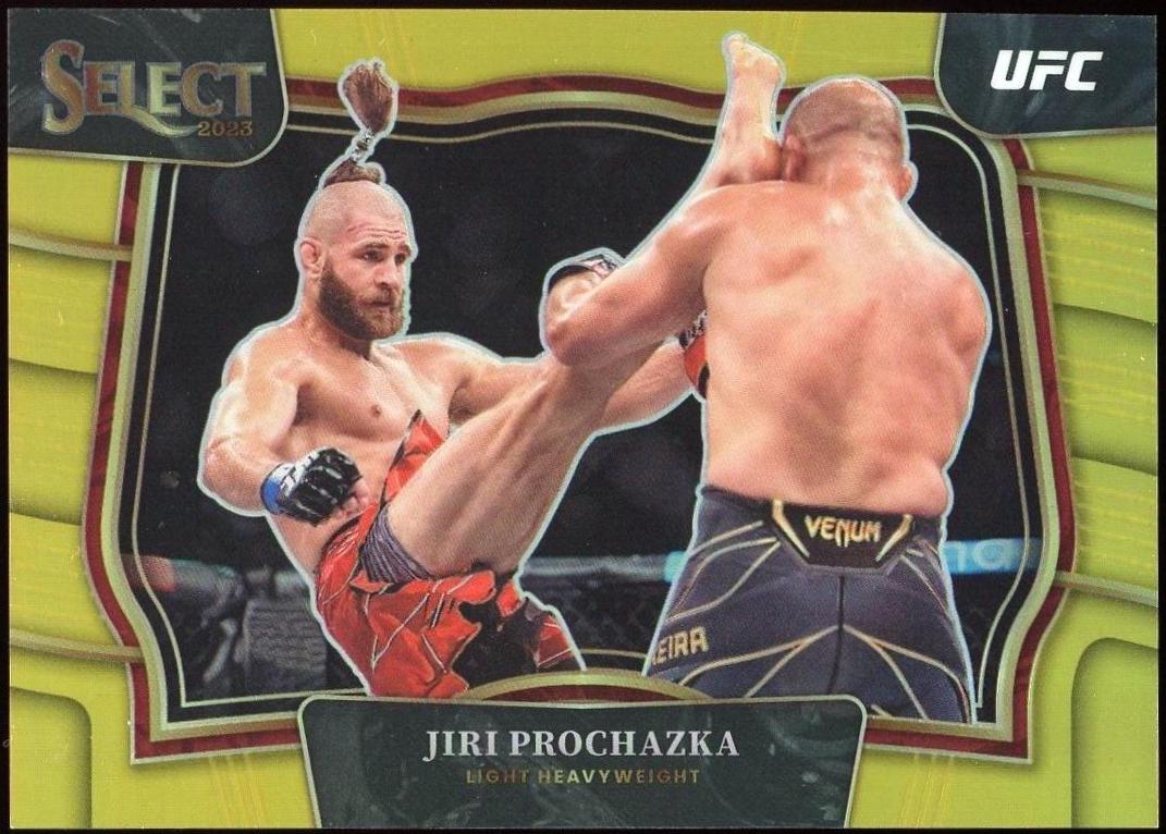 Jiri Prochazka 2023 Panini Select UFC Octagonside #241 Gold